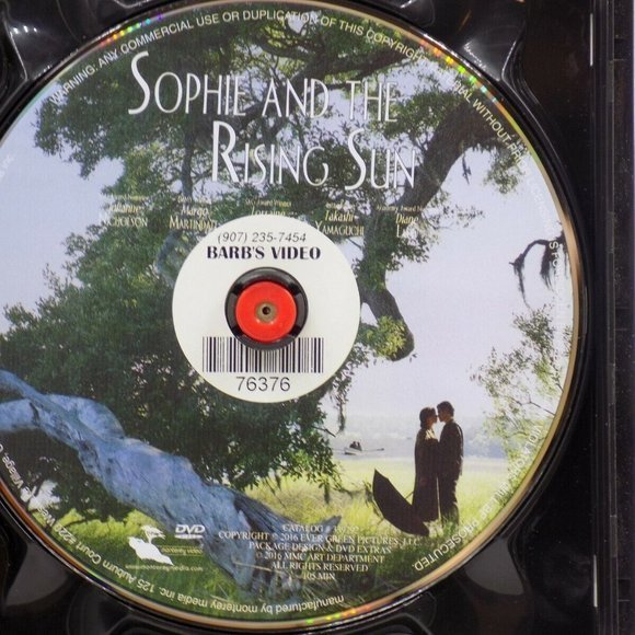 Sophie‎ and the Rising Sun - DVD - Ex-Rental - Picture 3 of 3